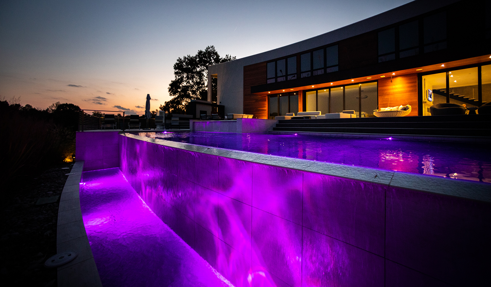 Stanley Huff Road Custom Pool Twilight