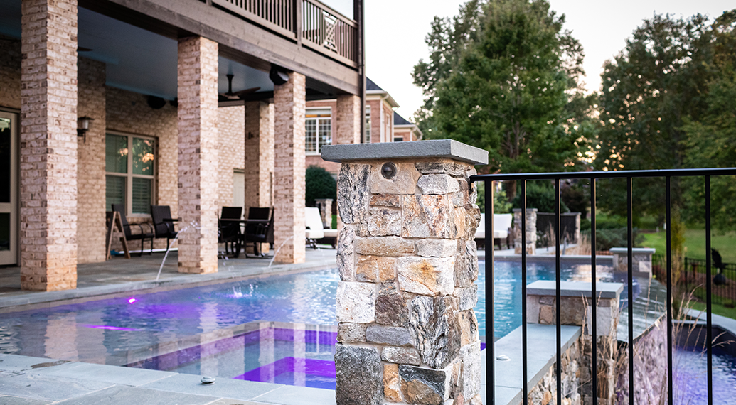 Luxury outdoor pools