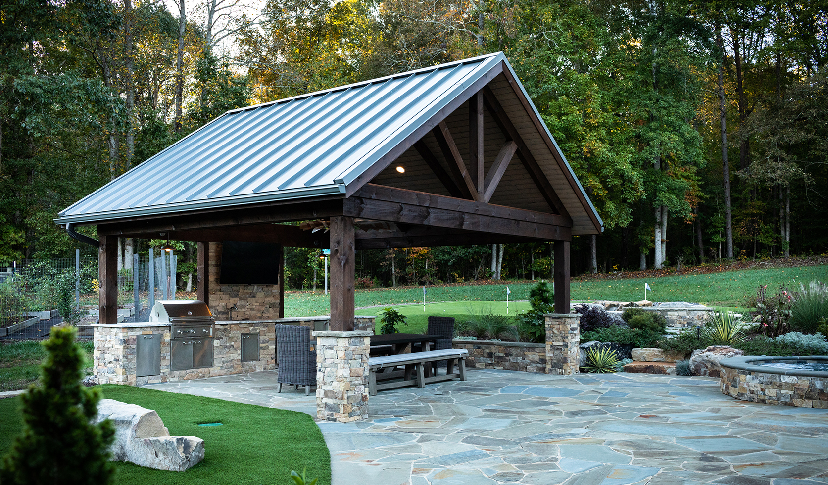 Witty 3 Custom Pool Covered Area