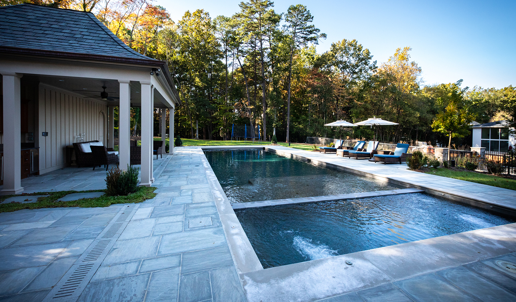 Alamance Road Custom Cabana and Pool 