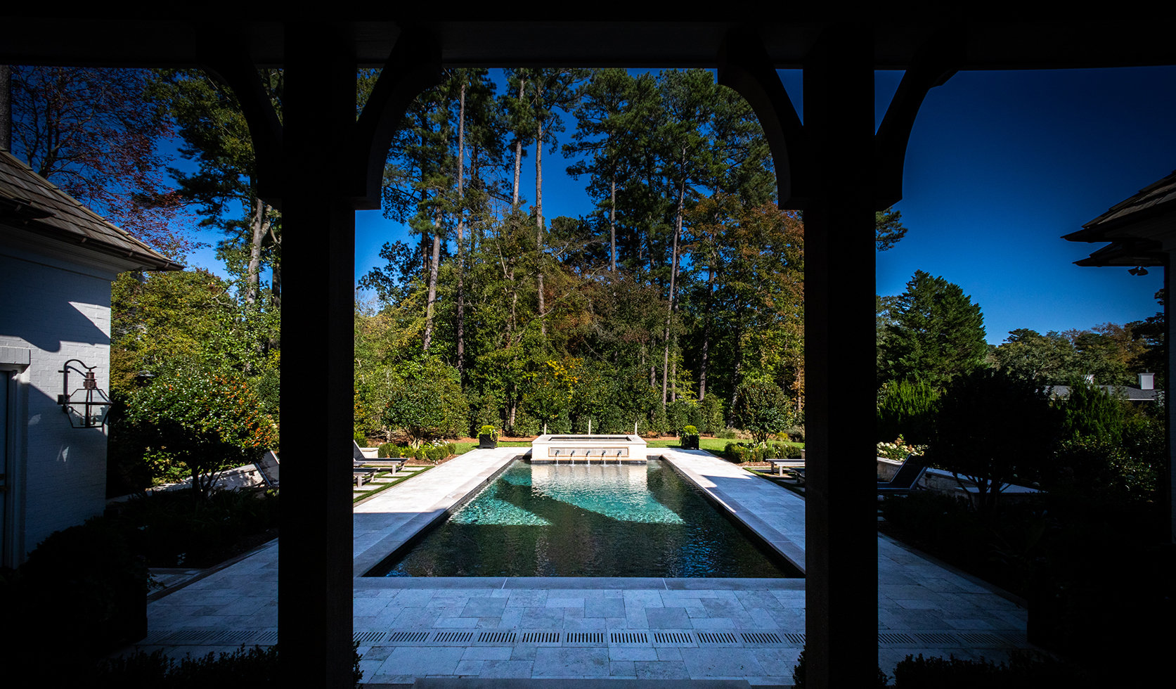 Marlowe Road Custom Pool Covered Area