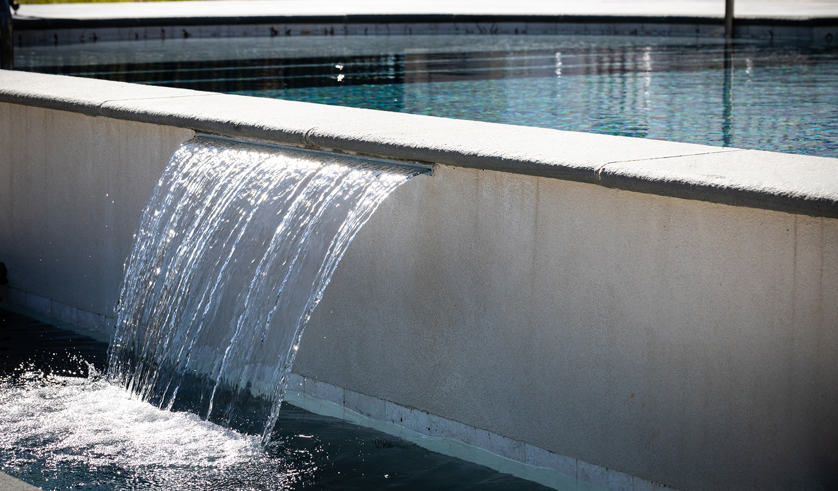 Pool with Sheer Descent