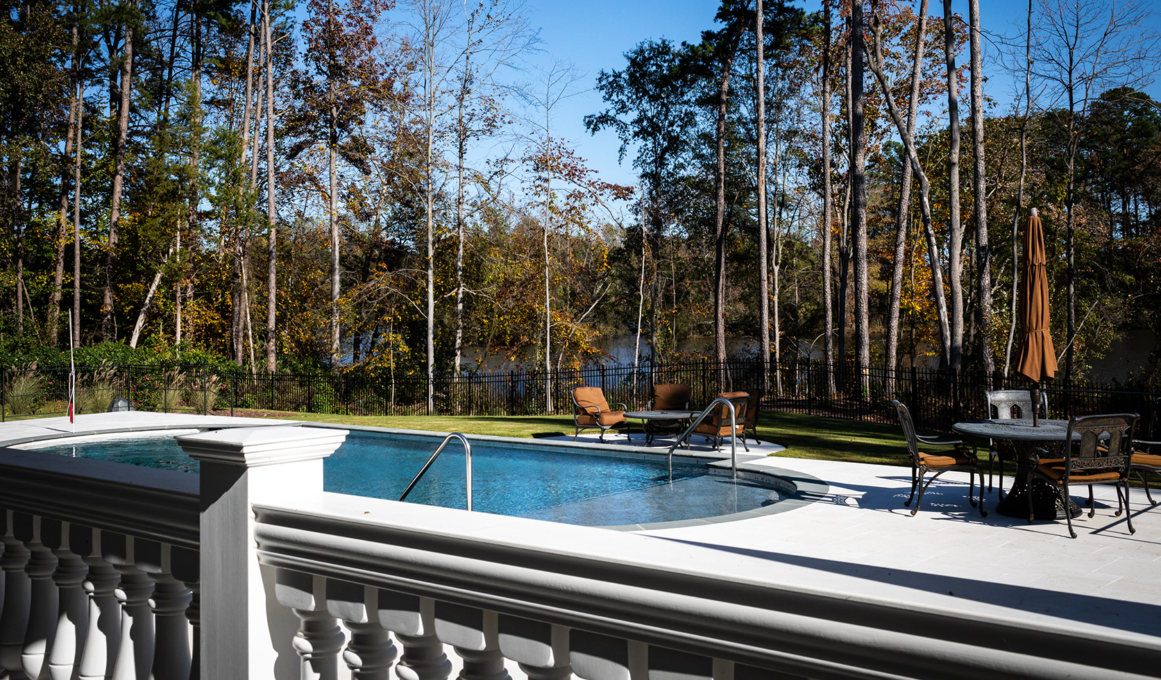 Custom Pool with Sun Ledge