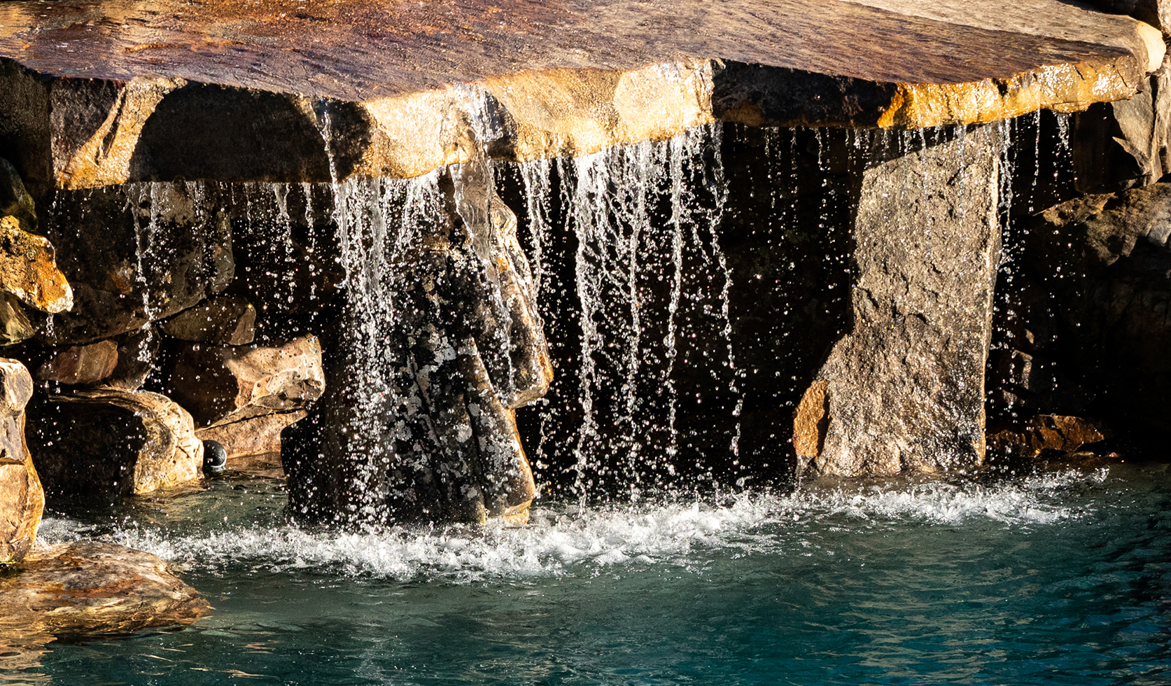 Pool with Waterfall