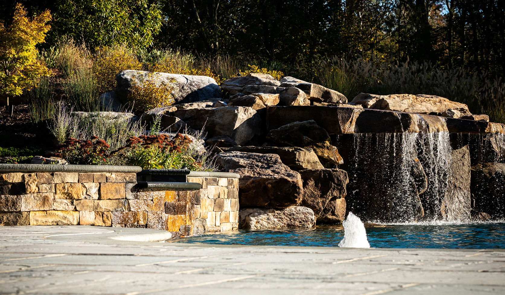 Witty1 Custom Pool Water Feature