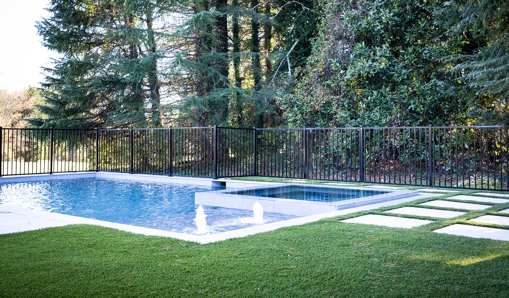 The Rockingham Road Custom Pool