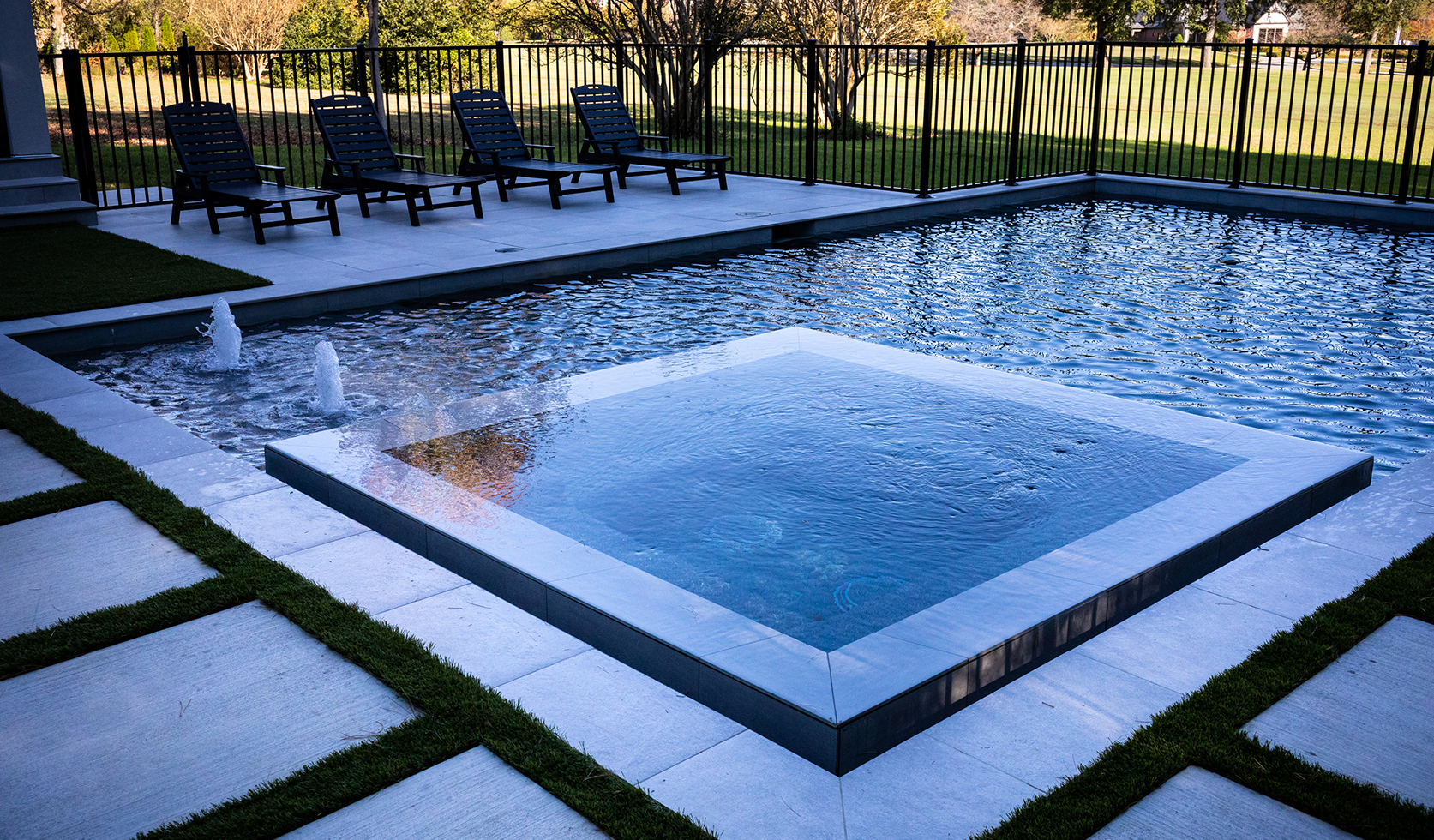 The Rockingham Road Family Custom Pool