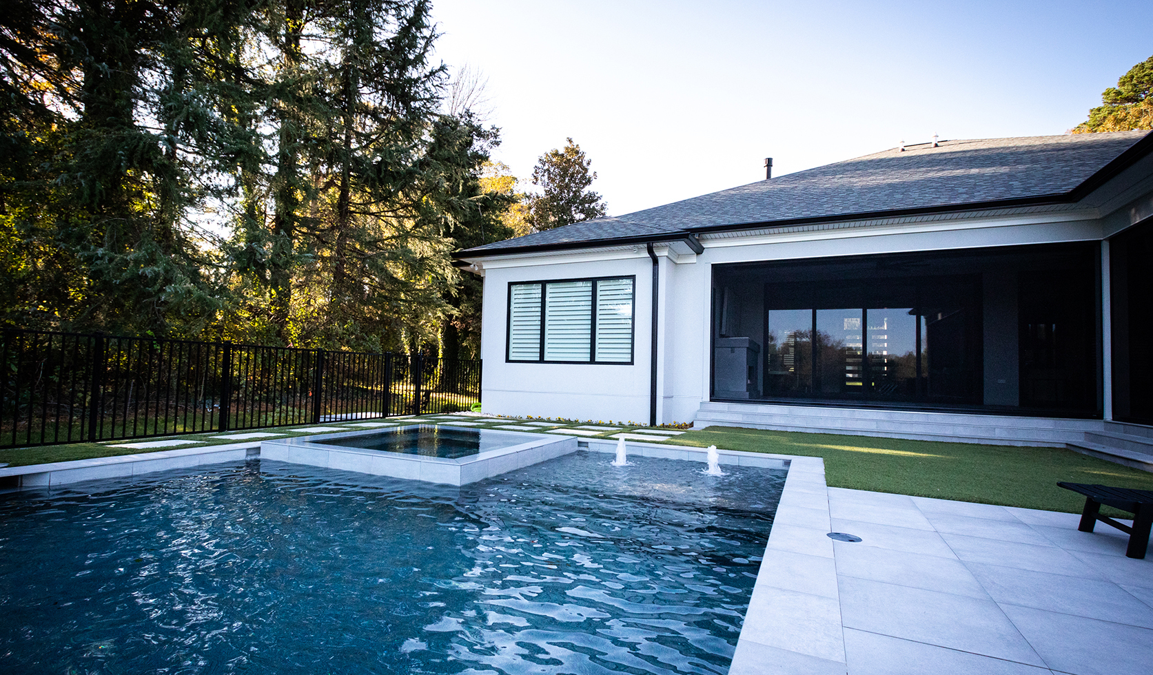 Rockingham Road Custom Pool Shape